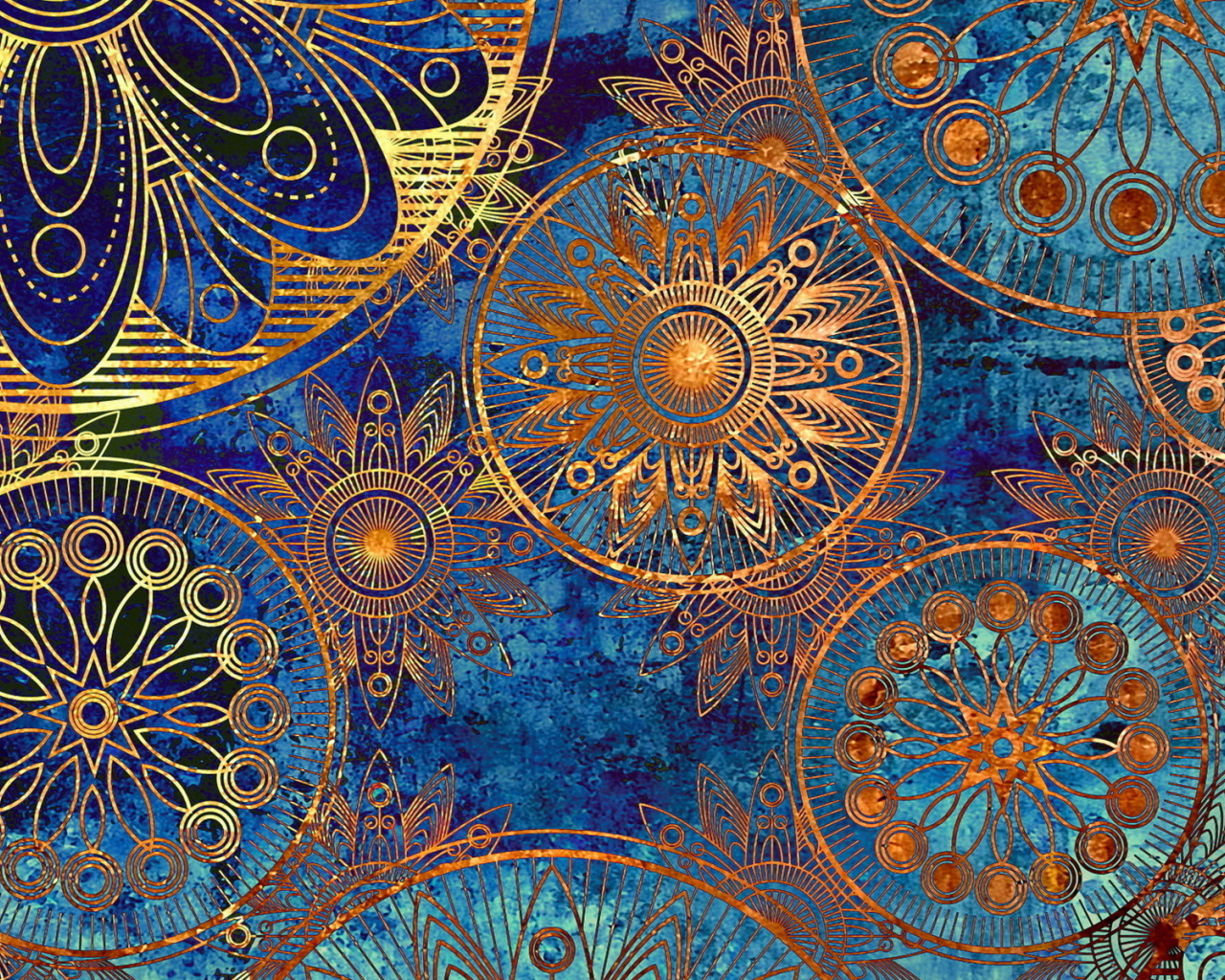 Золотой орнамент