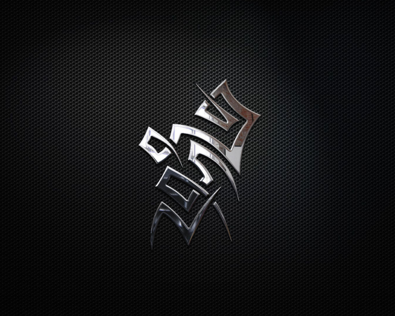 Надпись на черной текстуре