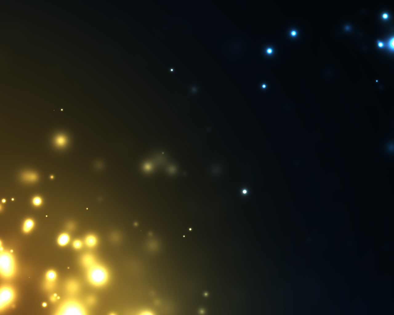 Желтые и голубые огни