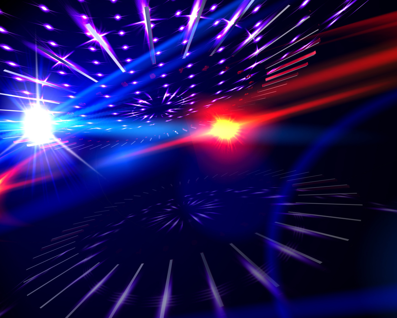 Цветные блики