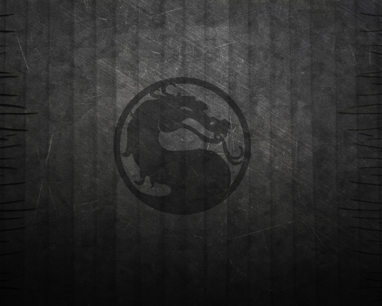 Дракон на черном фоне