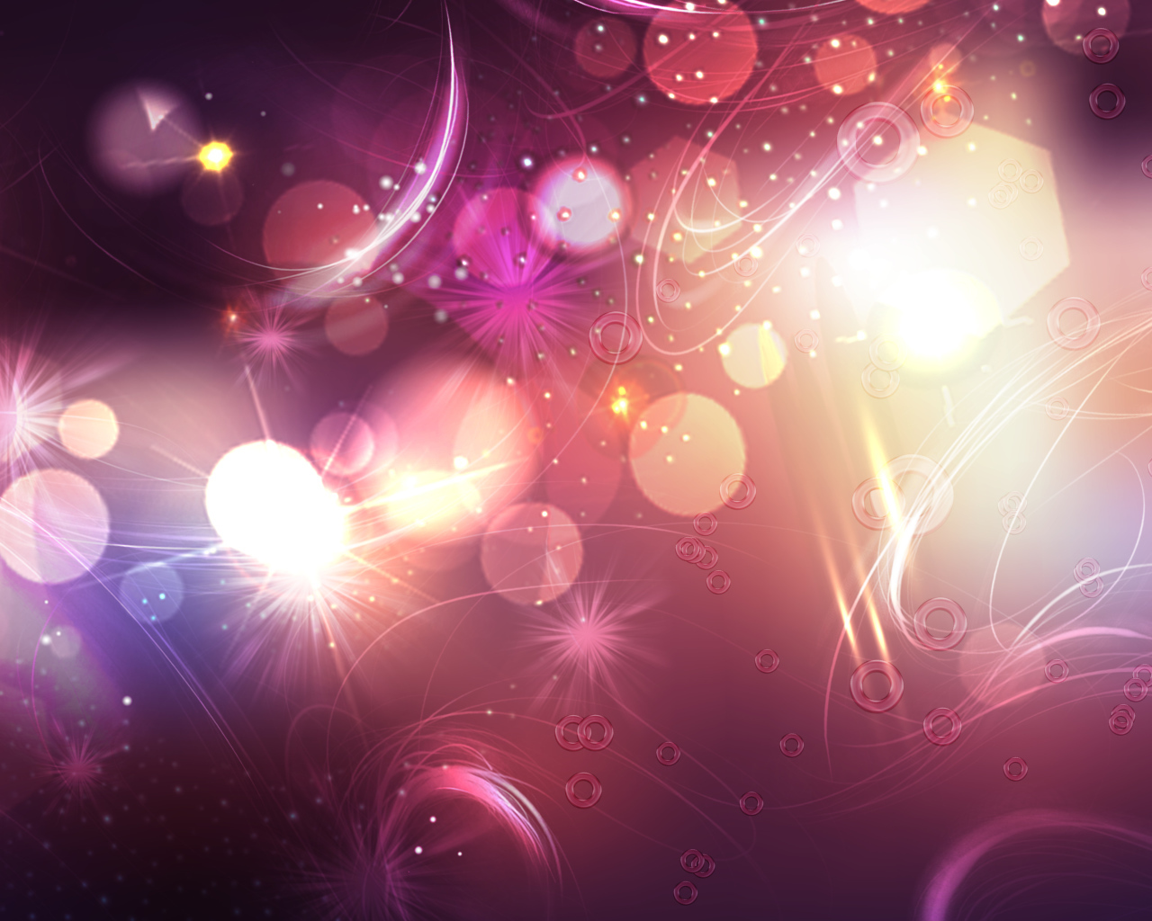 Блики на розовом фоне