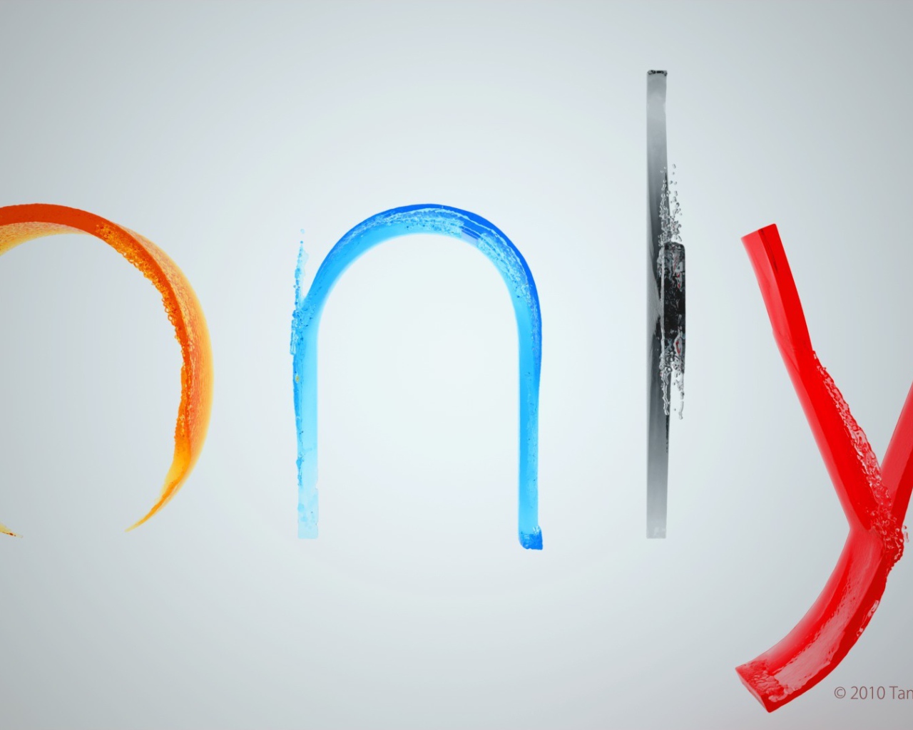 Надпись красками