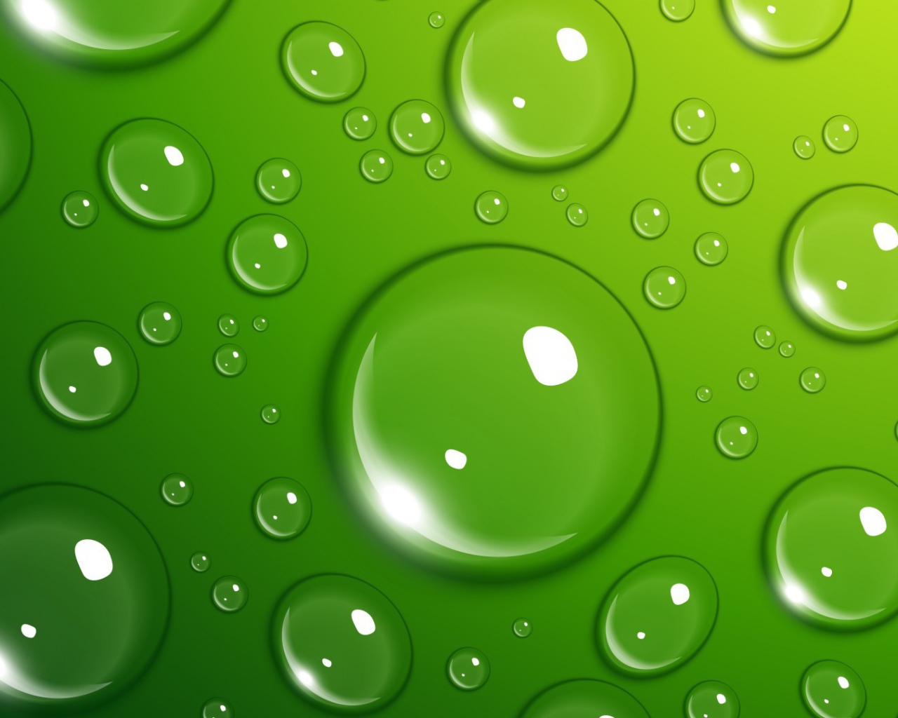 Чистые капли воды