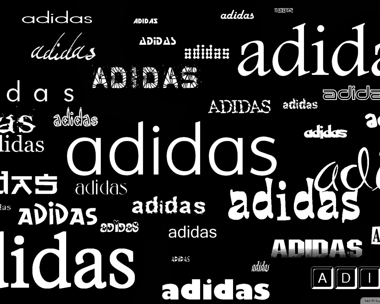 Надпись Адидас на разных языках
