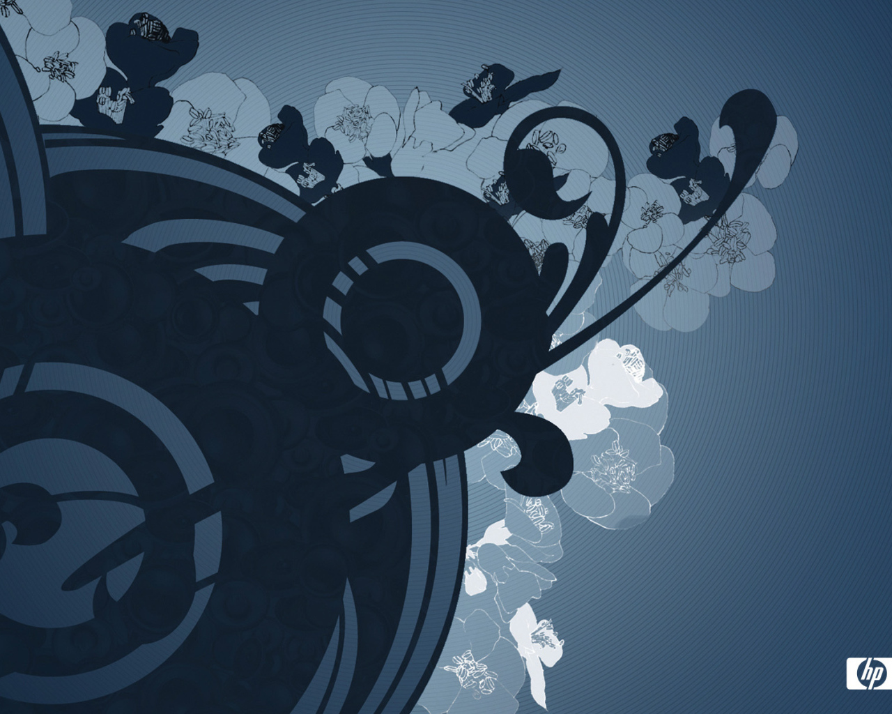 Черные цветы HP