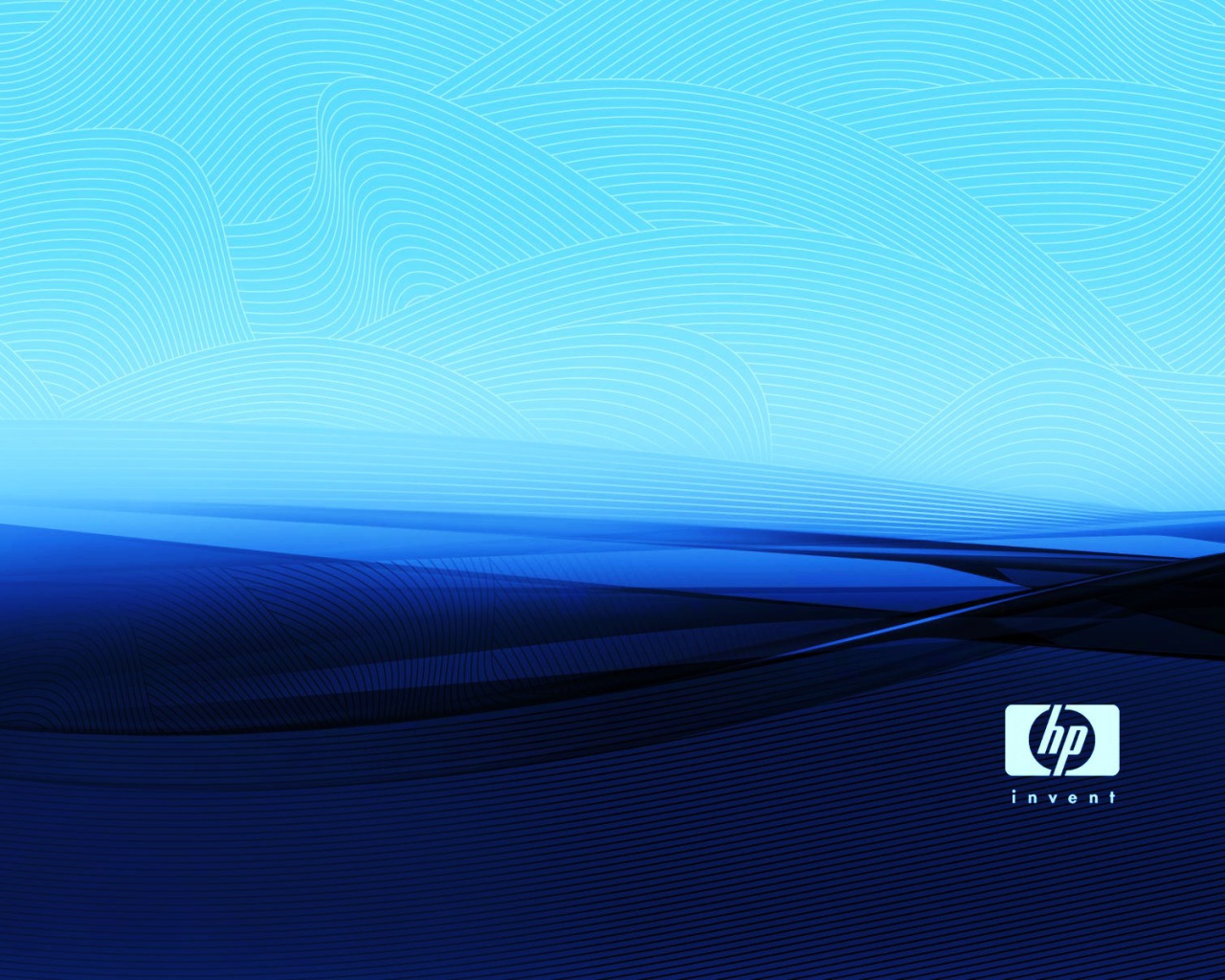Темно синяя перспектива HP