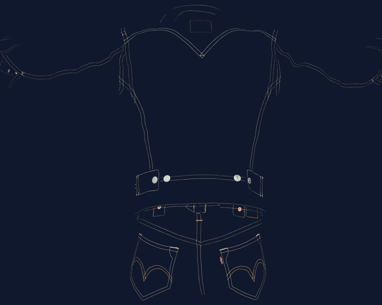 Дизайн джинсов Levi`s