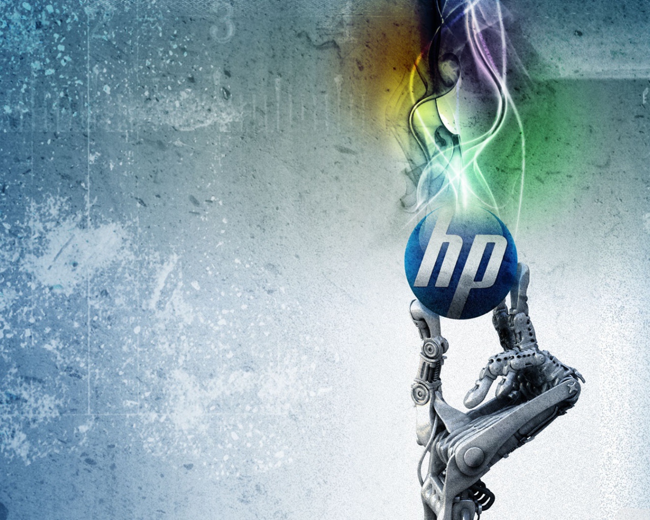 HP в руках робота