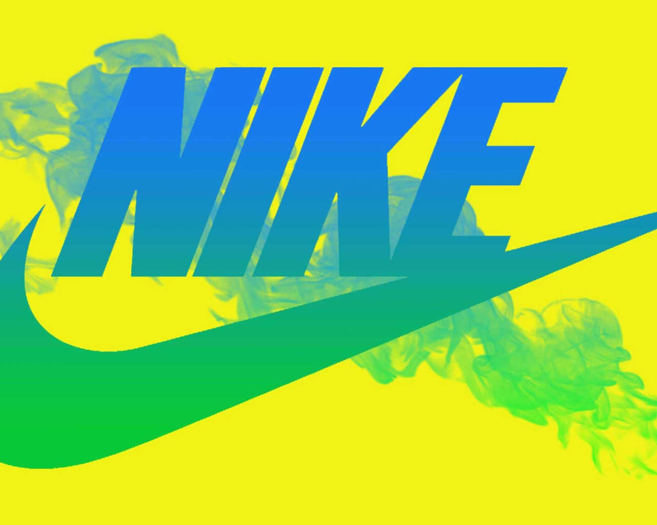 Неоновый символ Найк