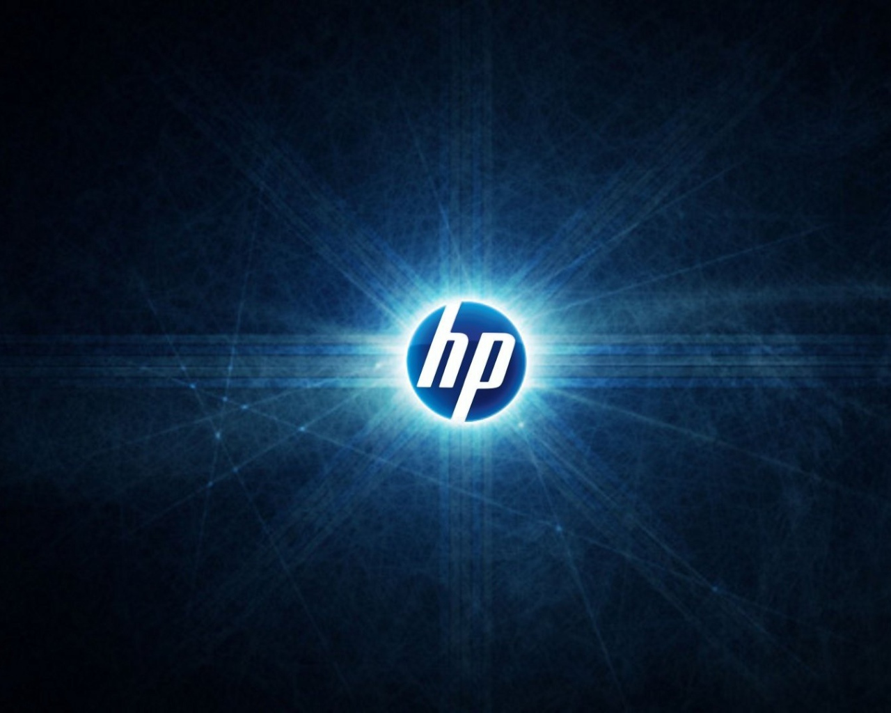 Сияющий лого HP