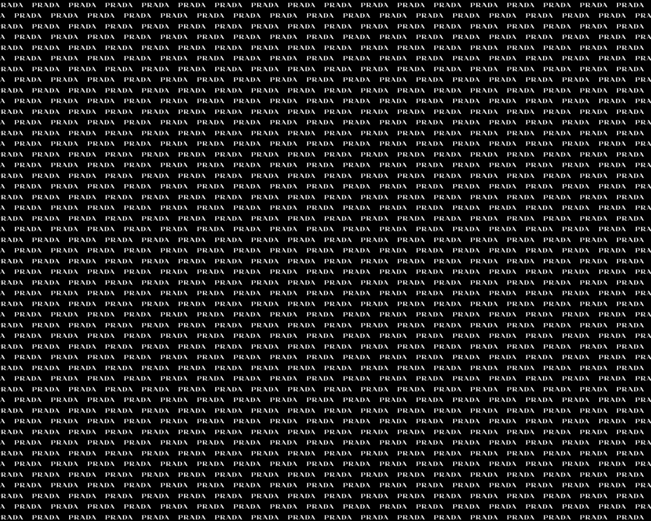 Текстура из названия бренда Prada