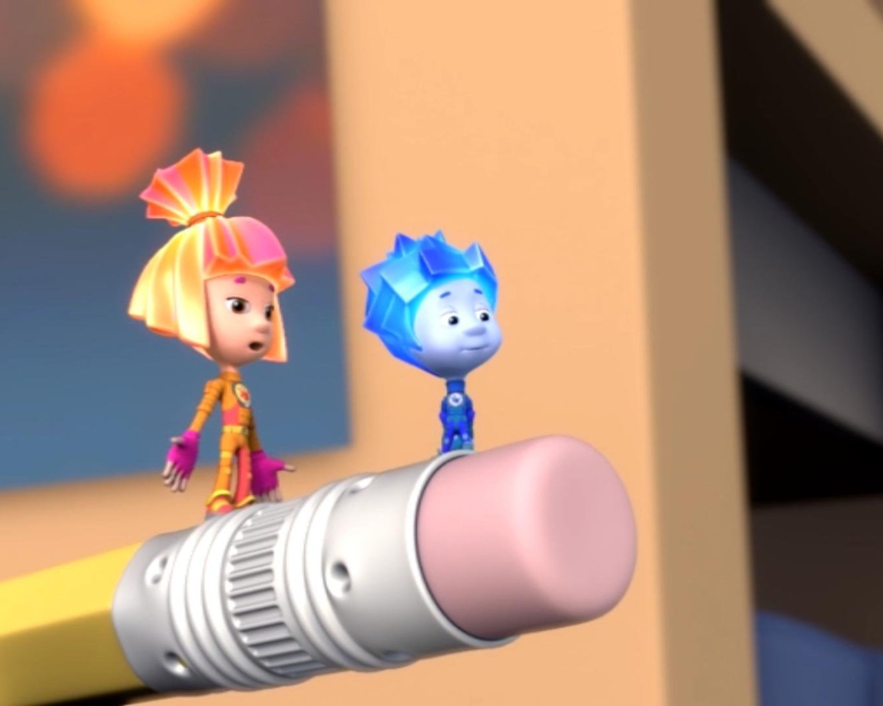 Фиксики на карандаше