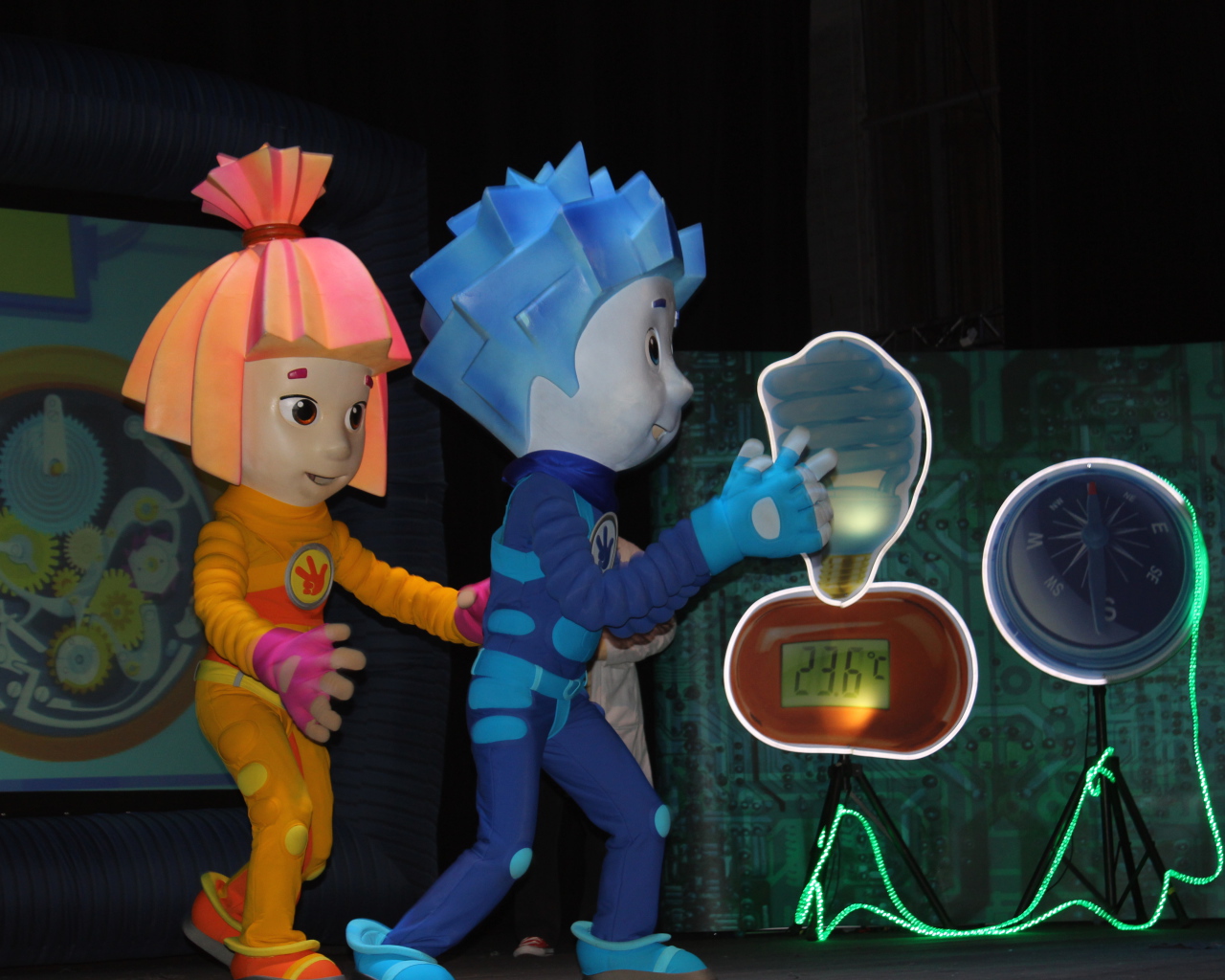 Фиксики измеряют температуру