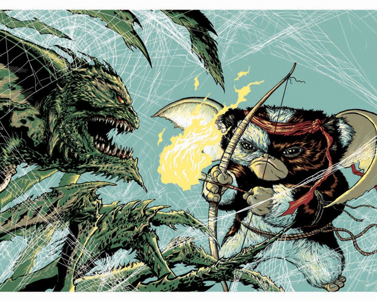 Гремлин из мультфильма