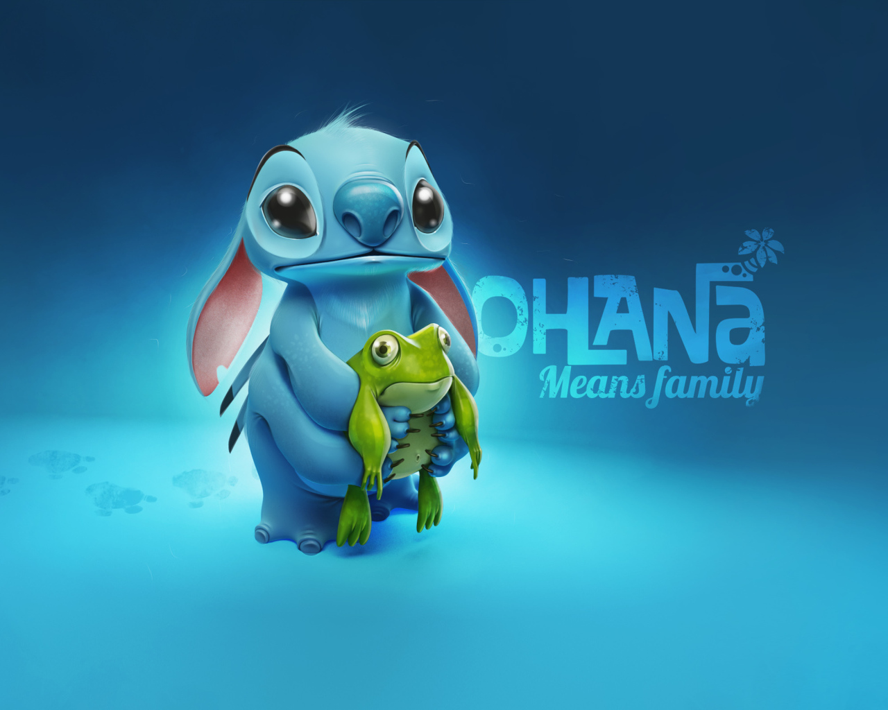 Стич с лягушкой