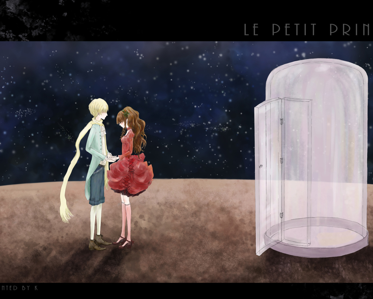 Маленький принц и роза