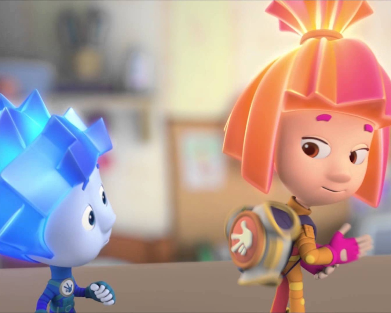 Главные герои мультфильма Фиксики