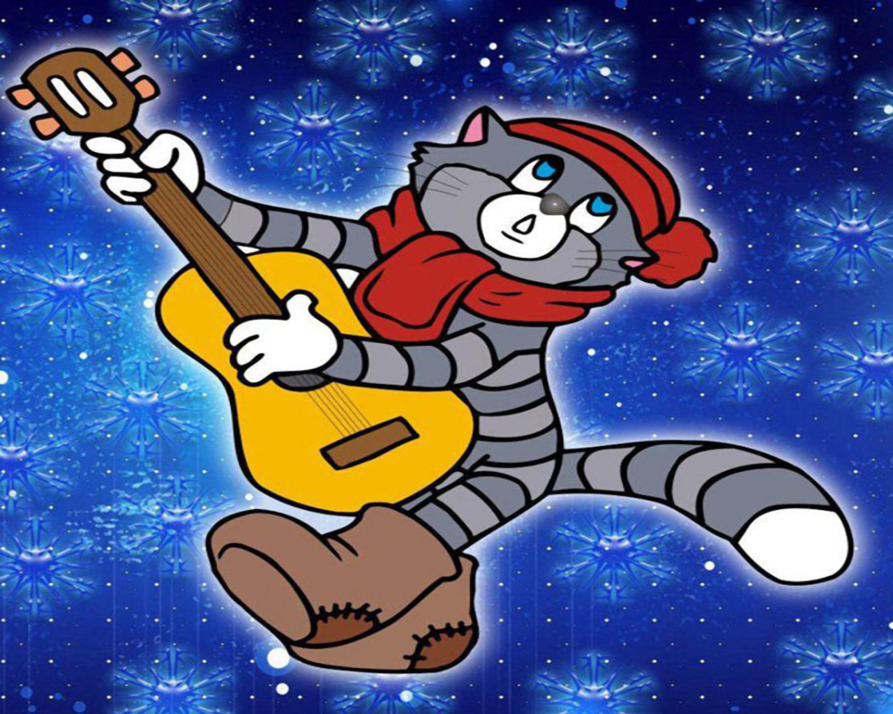 Зима в Простоквашино