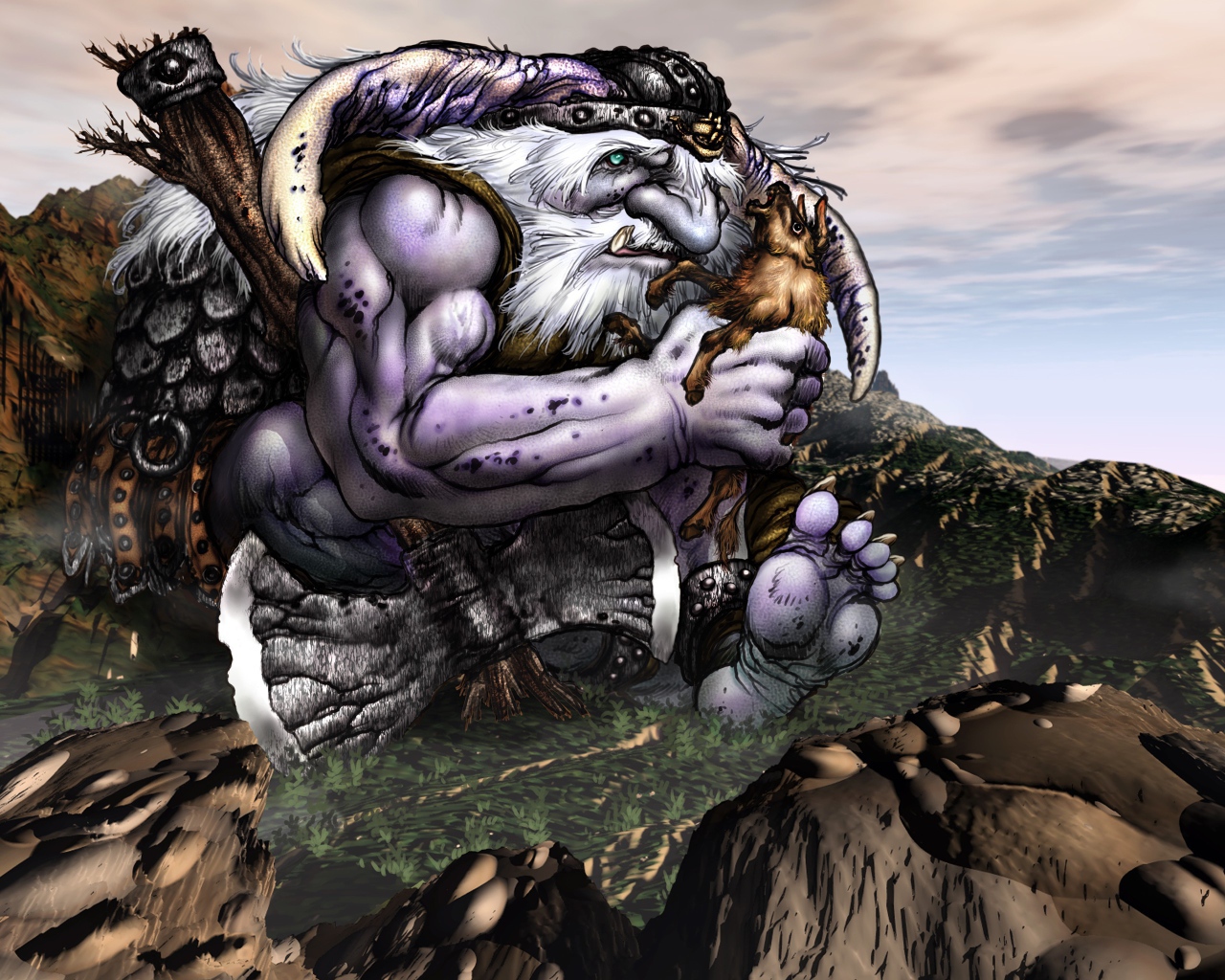 Великан из мультфильма