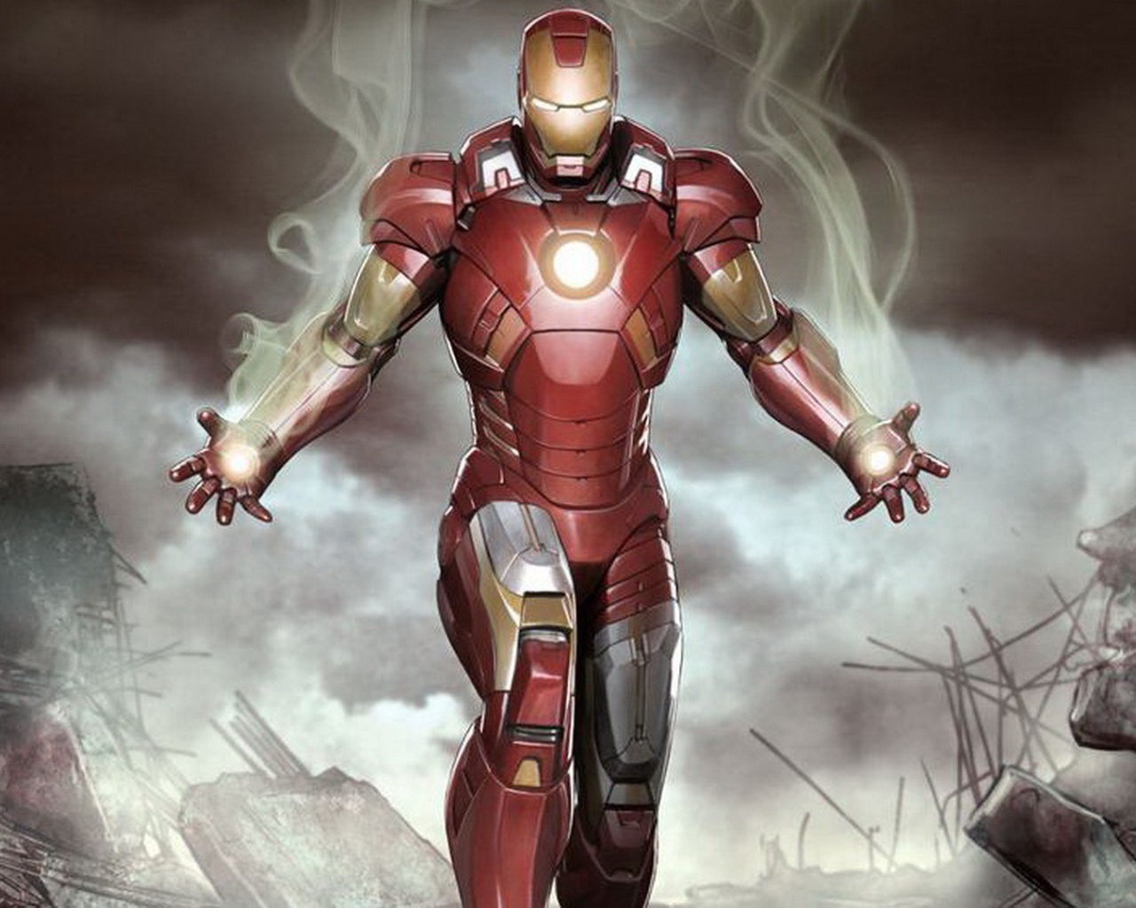 Железный человек из комиксов Марвела