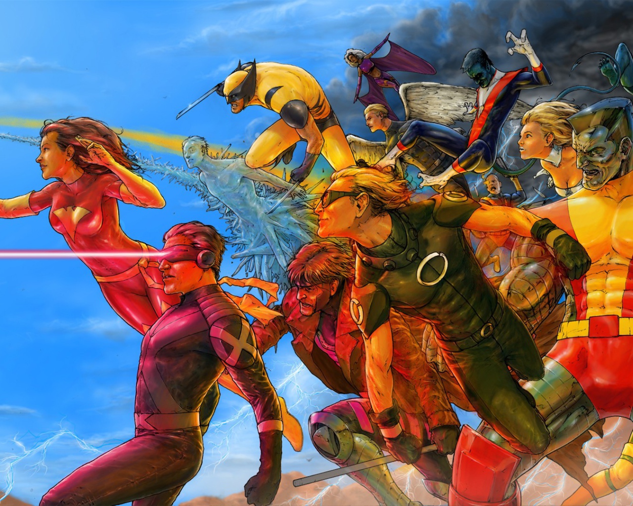 Супер герои идут к своей цели