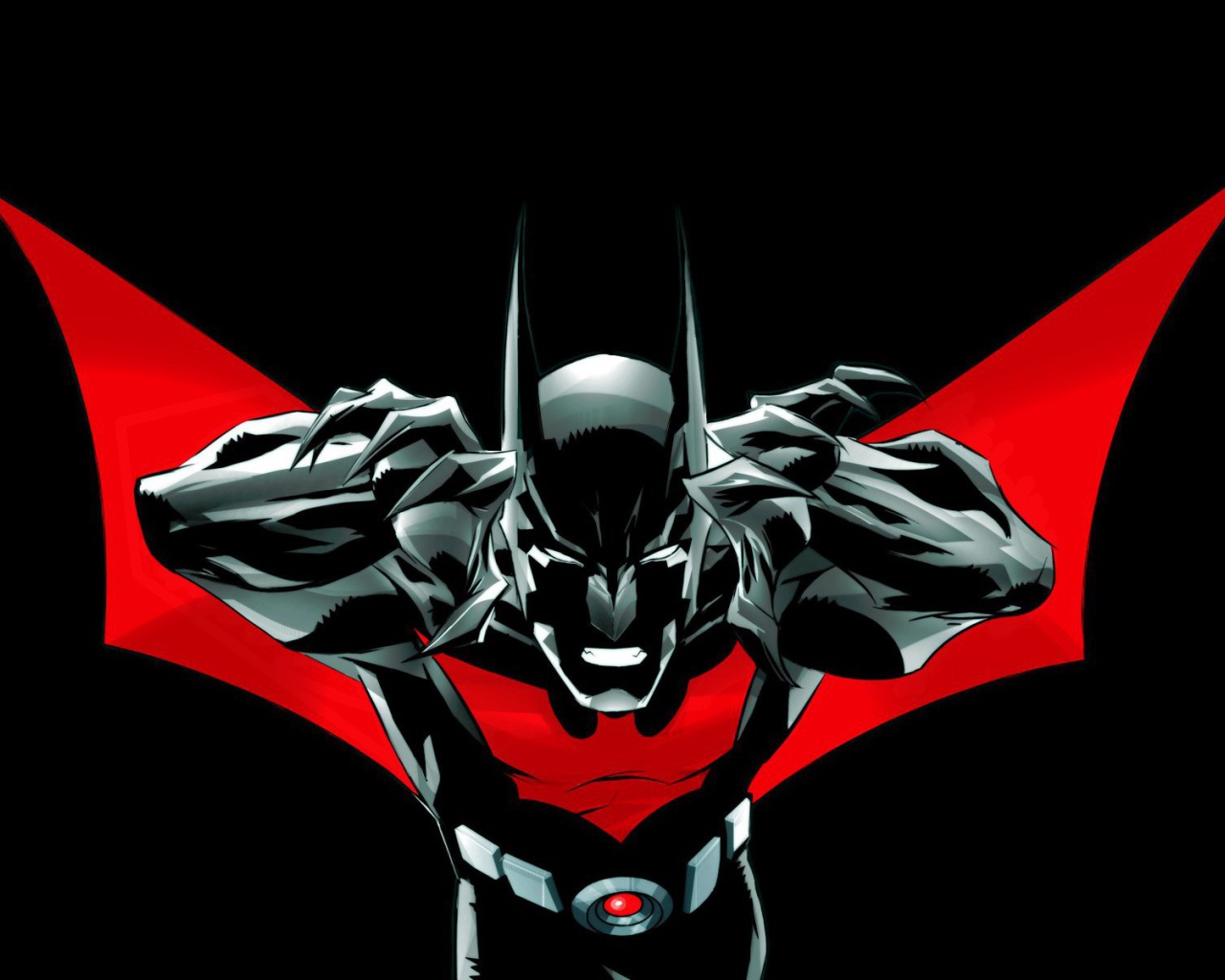 Бэтмен на черном фоне