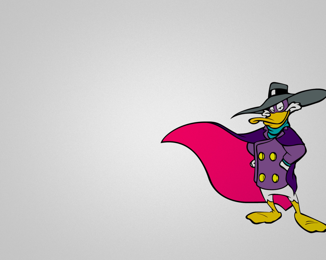 Утка  на фоне