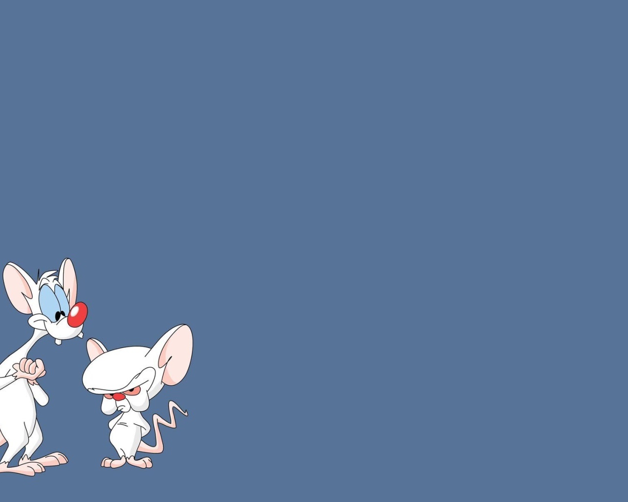 Пинки и Брайн из мультфильма