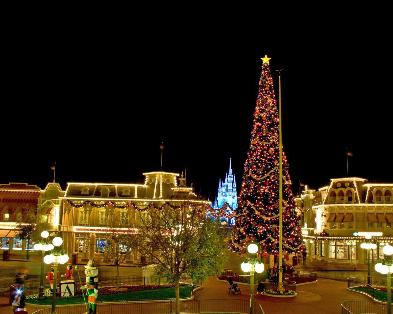Рождество в Диснейленде
