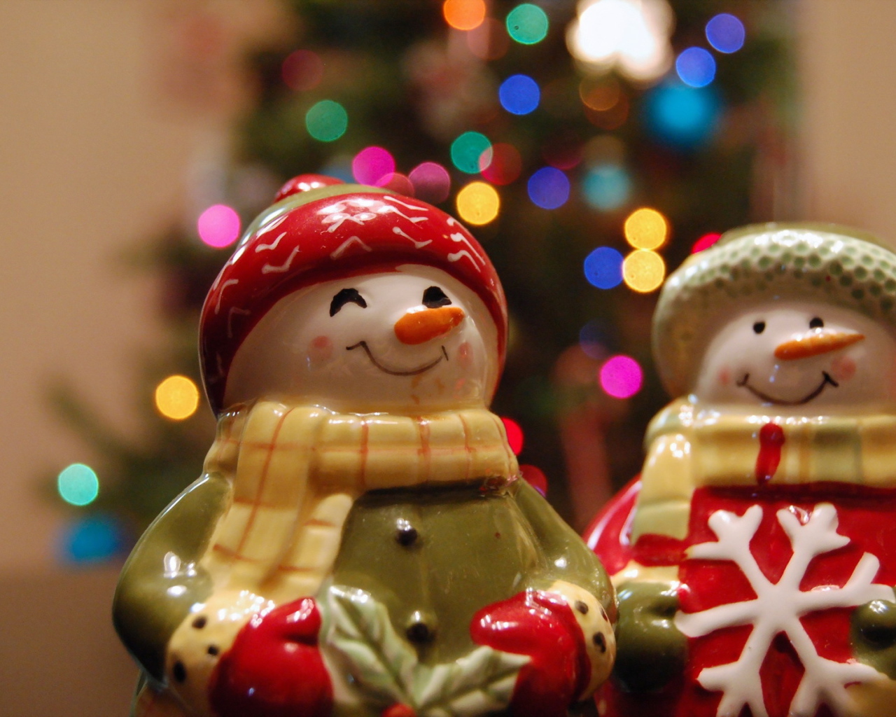 Керамические снеговики