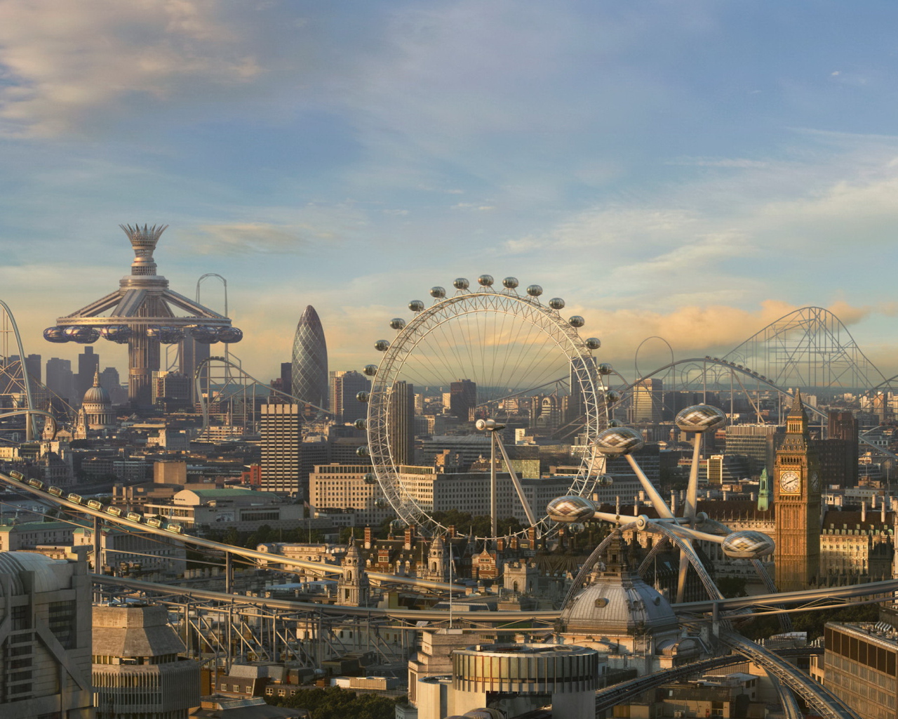 Город атракционов