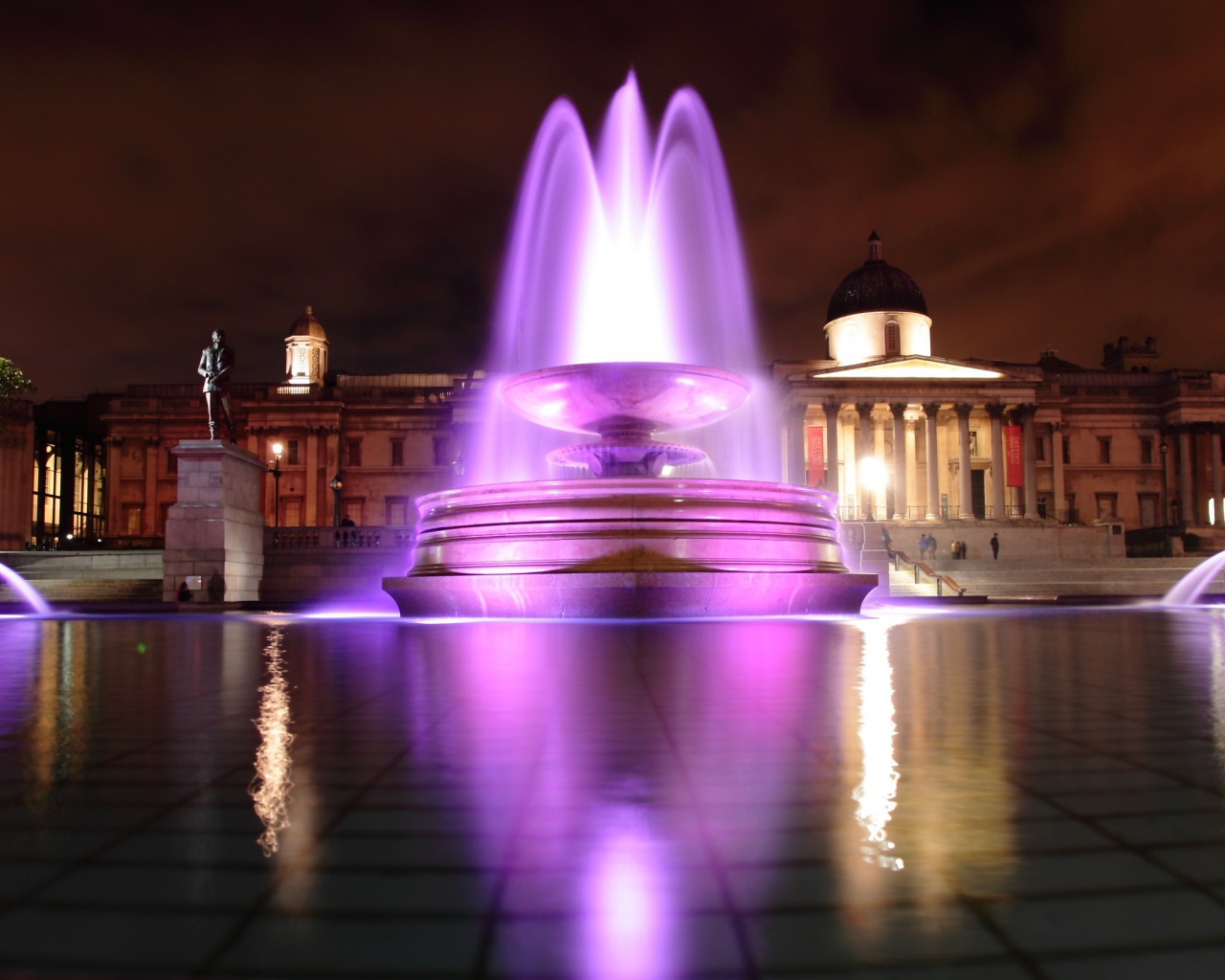 Цветной фонтан