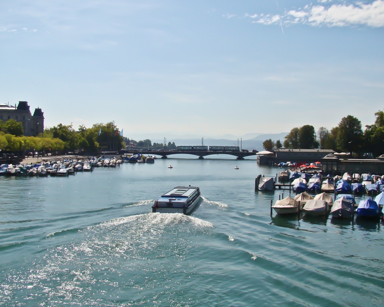 Пристань в Швейцарии