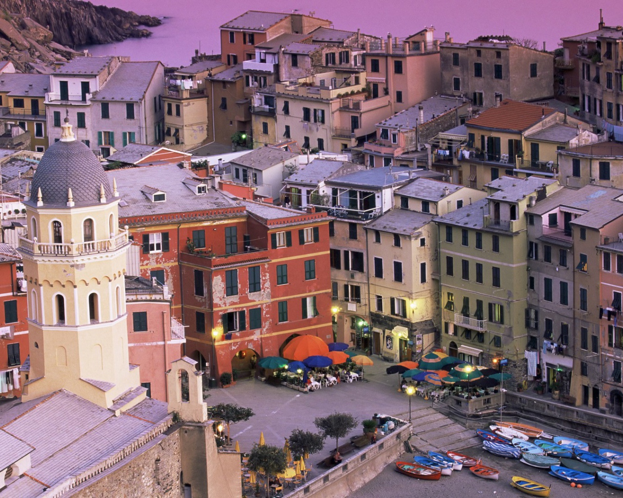 Итальянский город у моря