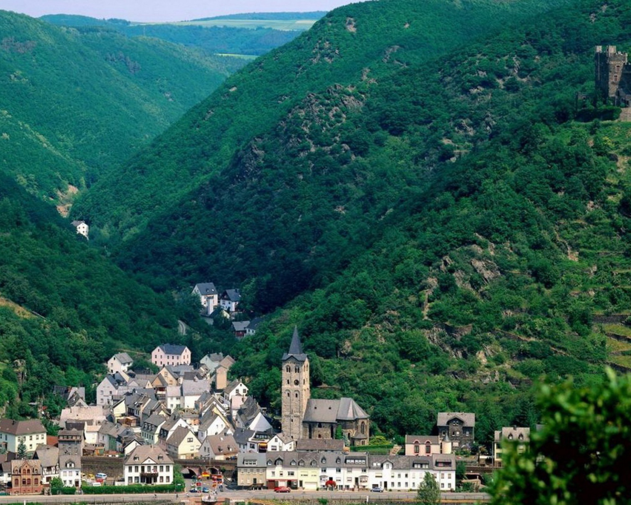 Архитектура города в горах