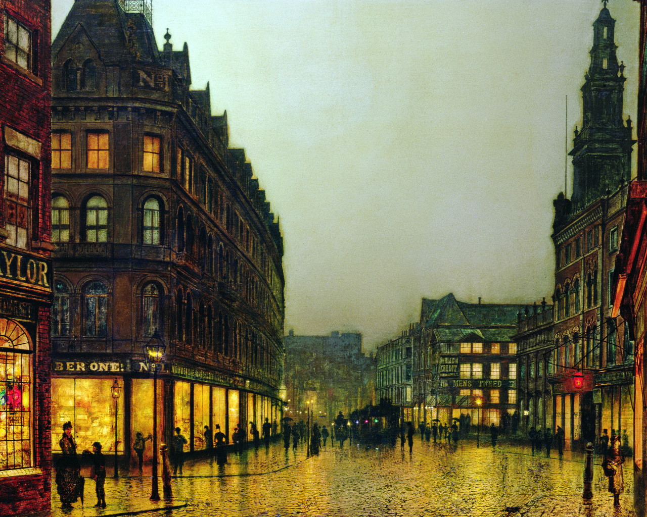 Город после дождя