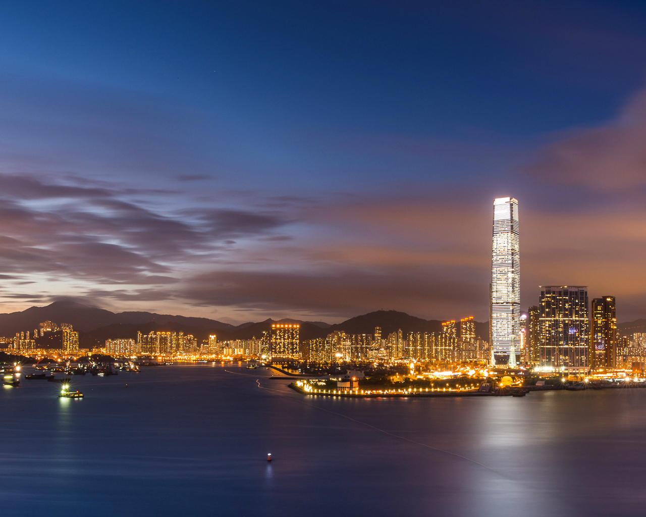 Гавань в Гонконге