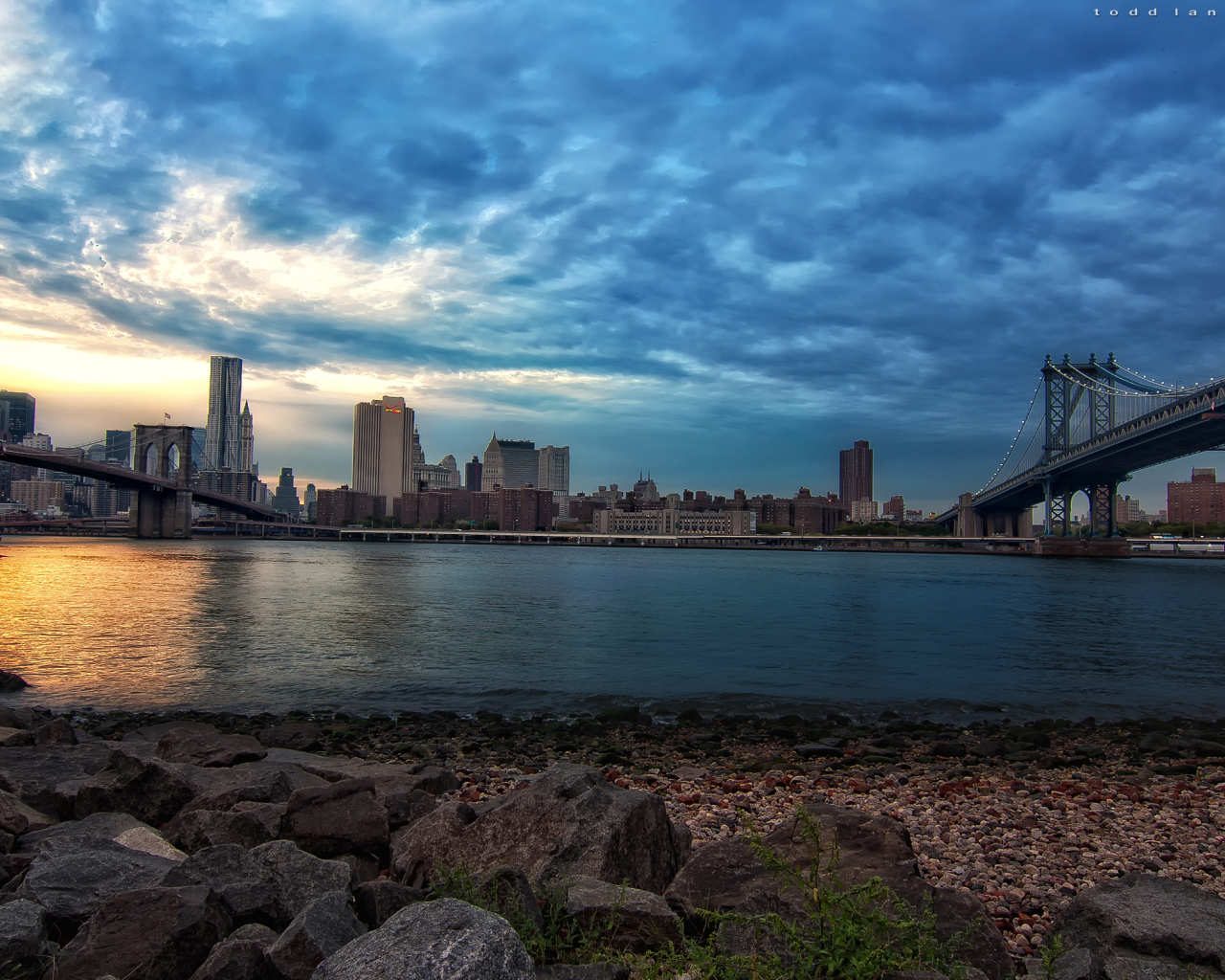 Два моста в НьюЙорке