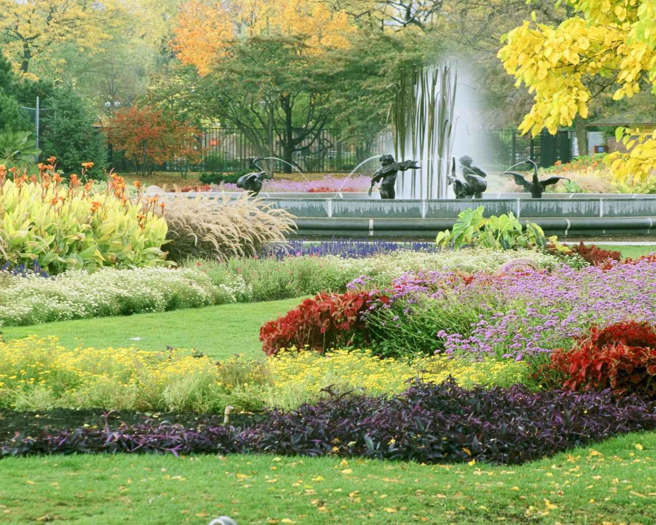 Фонтан в Чикаго