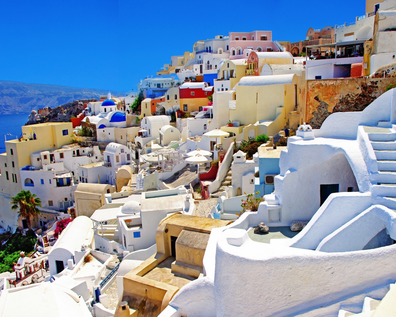 Курортный город в Греции