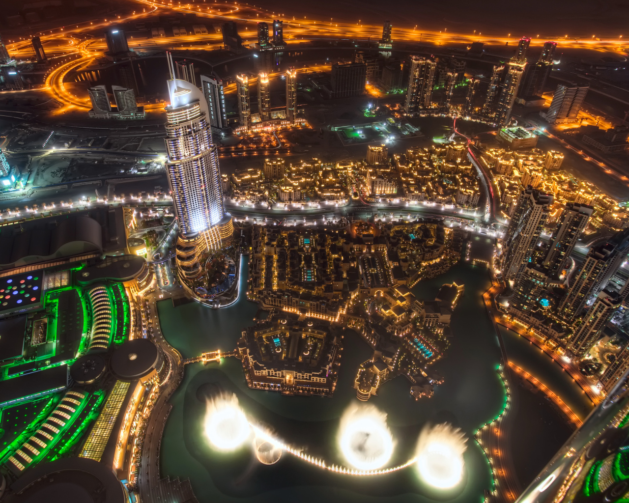 Небоскребы в городе Дубаи