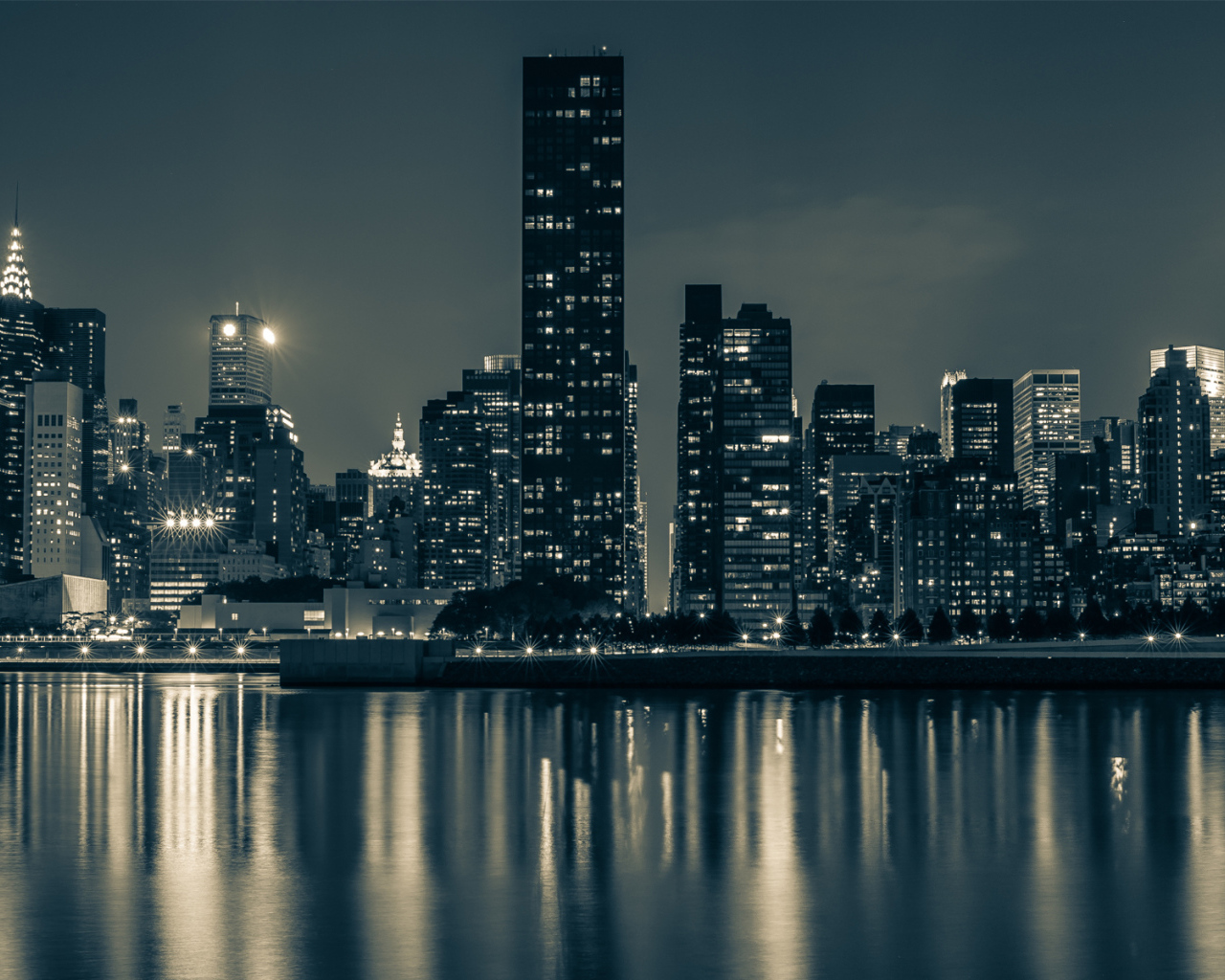 Небоскребы на манхеттен