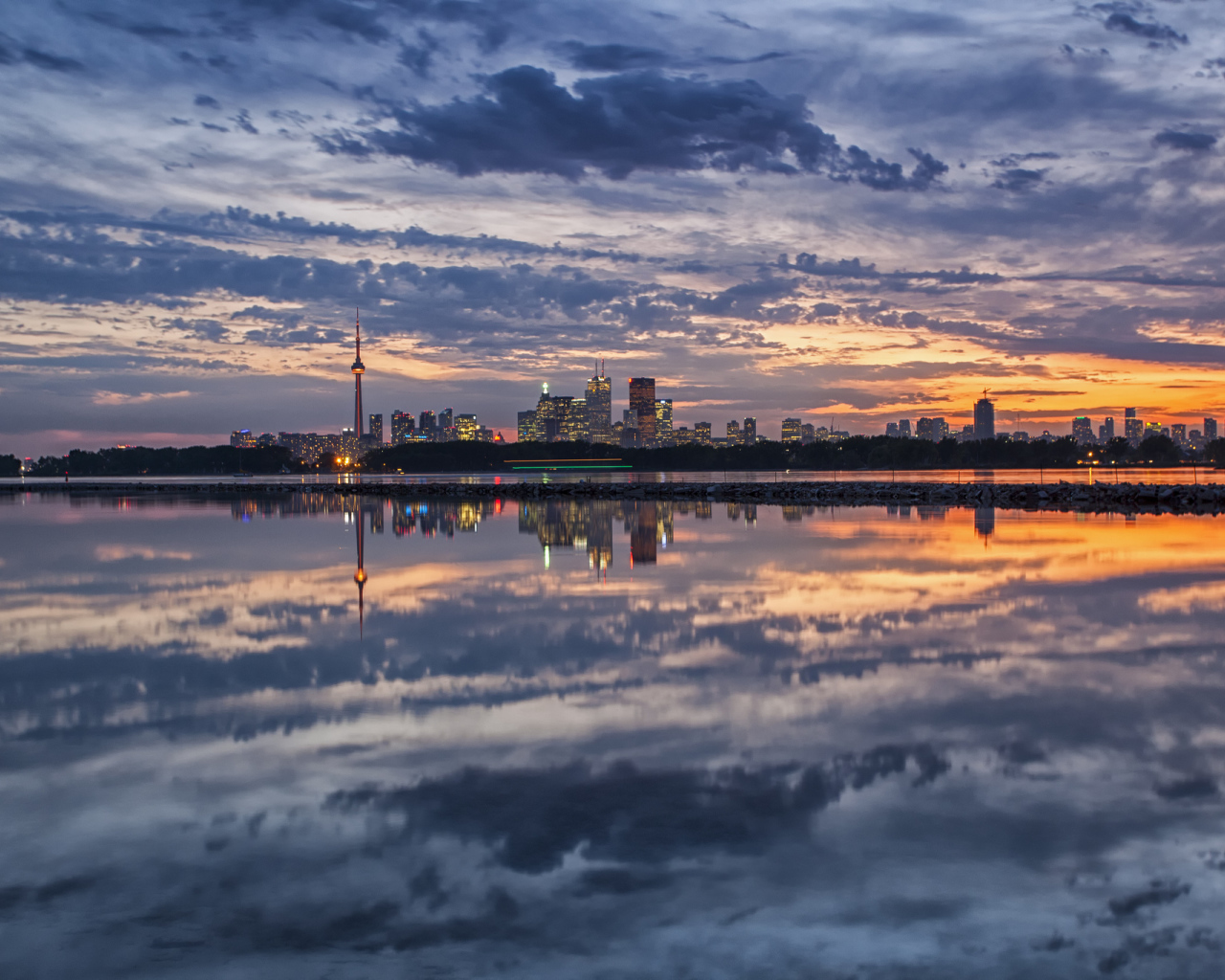 Торонто на закате