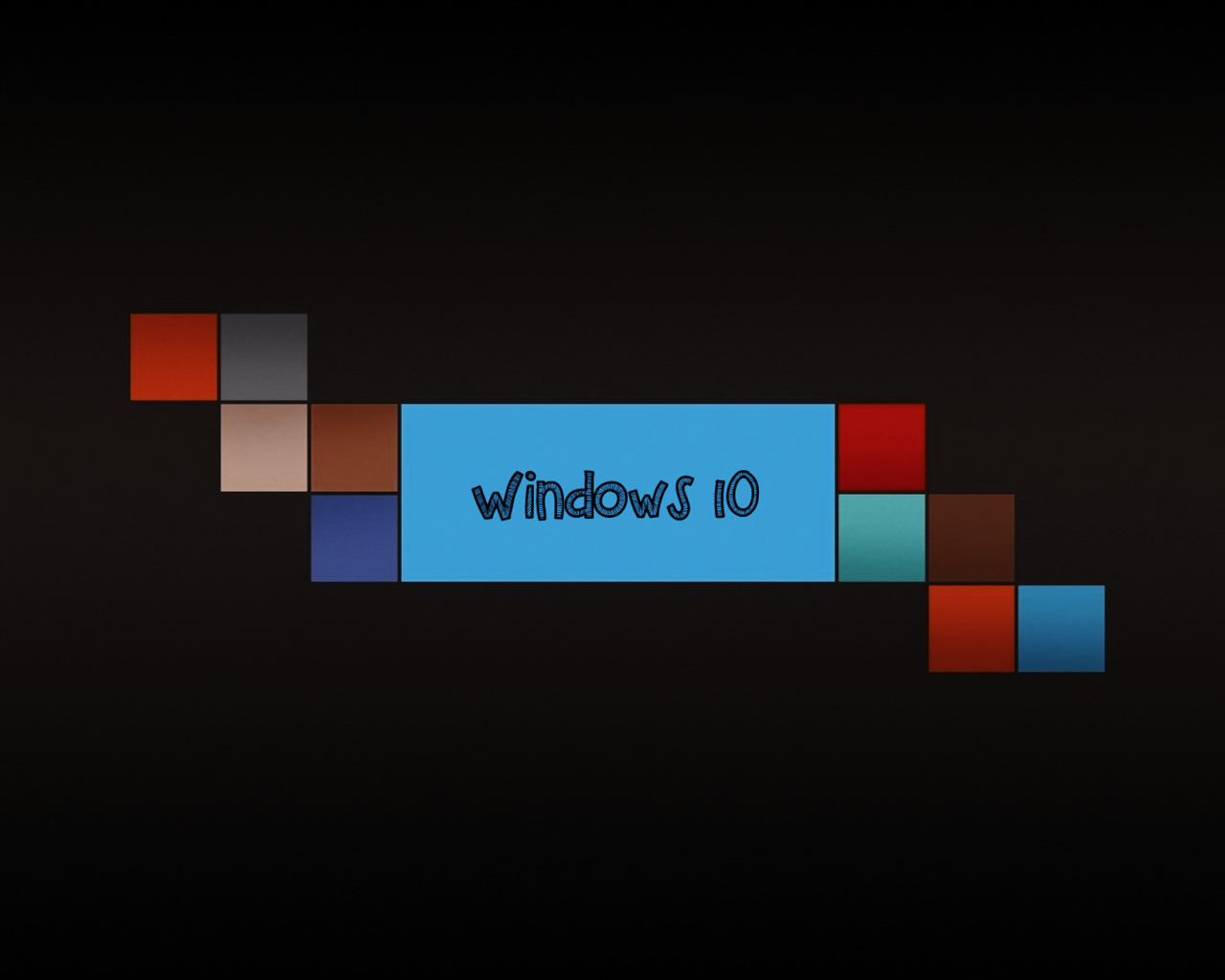 Забавный логотип Windows 10