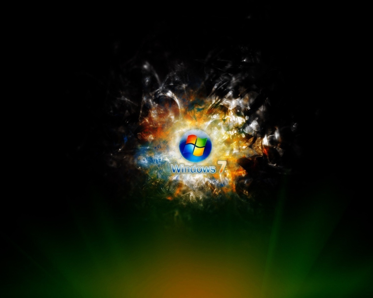 Обои Windows 7 с лучами