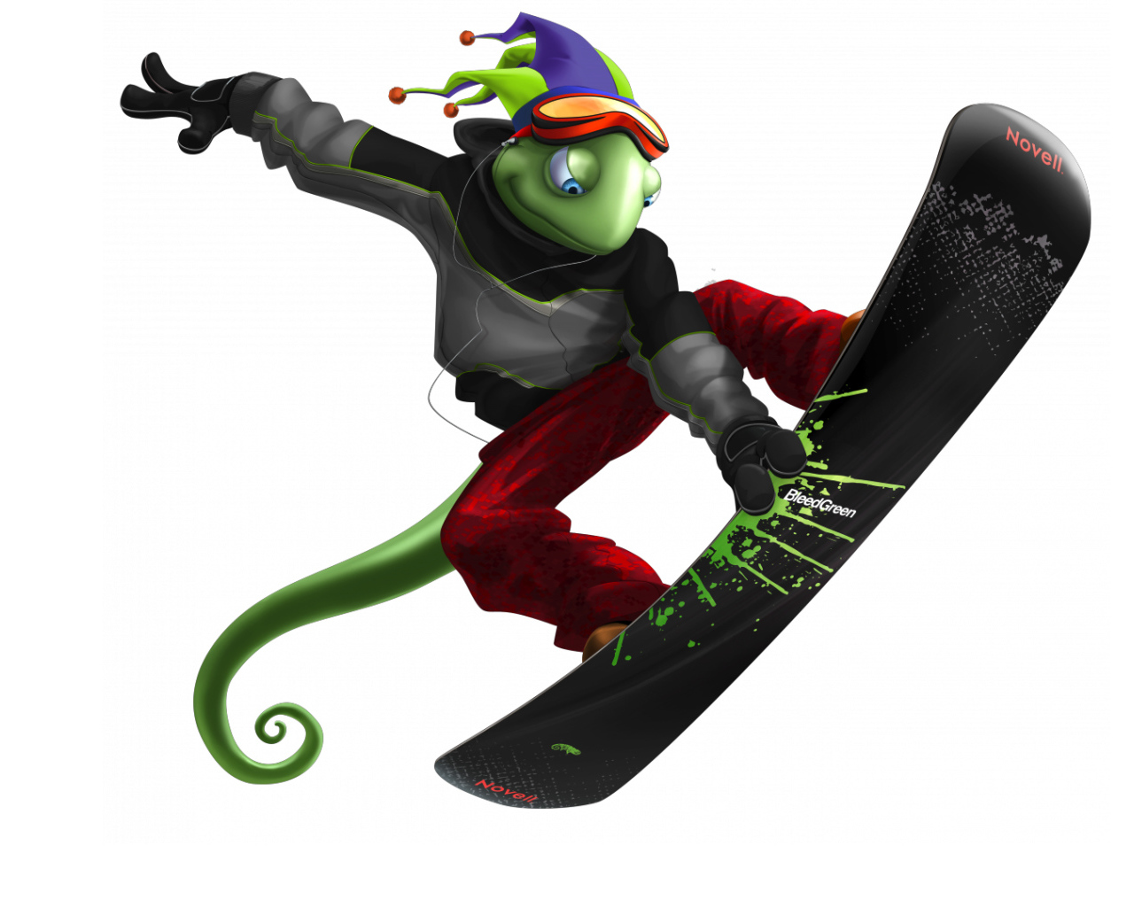 Ящерица знак Линукс