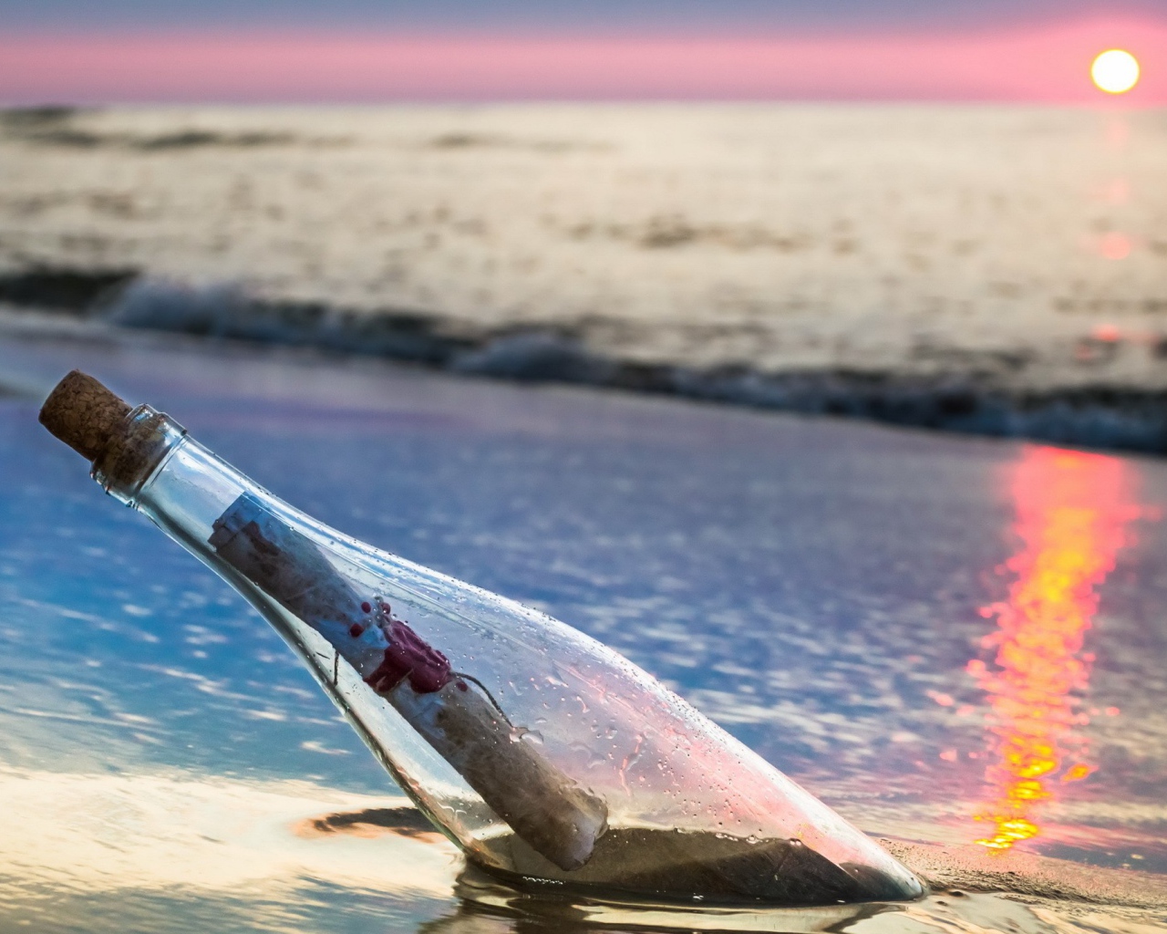 Бутылка с письмом