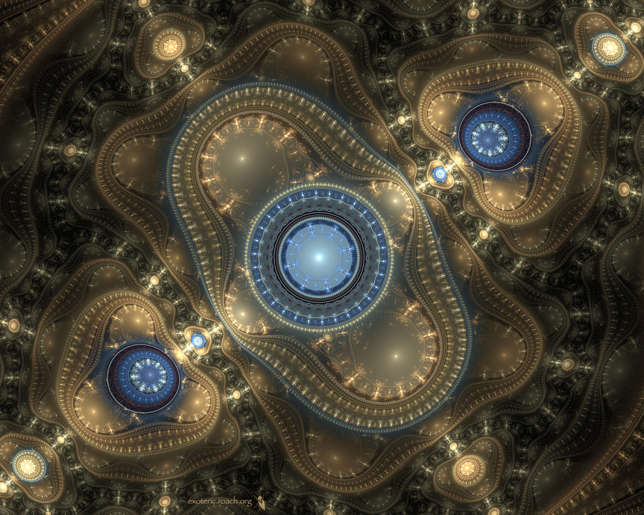 Яркие узоры стимпанк