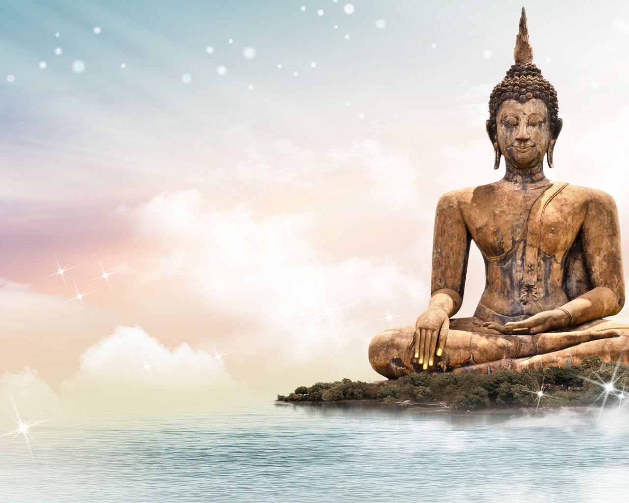 Будда на острове